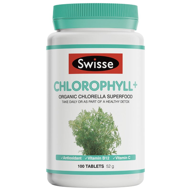 Swisse Chlorophyll+ 100 Tablets (叶绿素片 100 片)