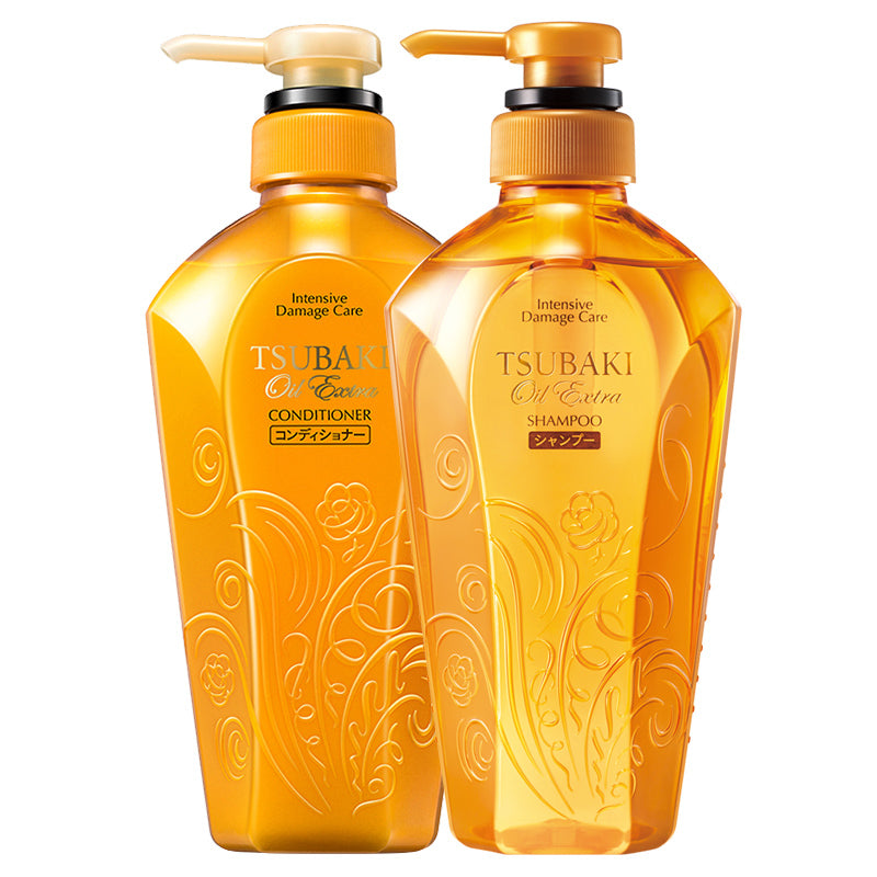 Japan Shiseido Tsubaki Shampoo + Conditioner Promo Pack  (资生堂 丝蓓绮 洗发露+护发素) 450mL+450mL