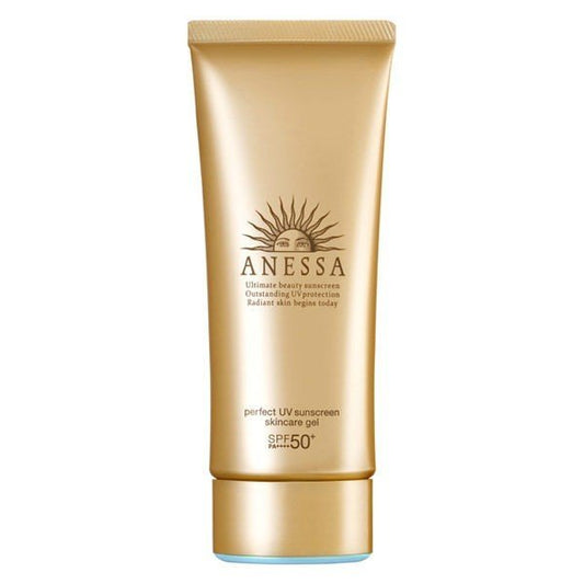 Shiseido Anessa Perfect UV Sunscreen Skincare Gel SPF50+ PA++++ 资生堂 安耐晒 防晒霜小金瓶脸部专用软管 40g