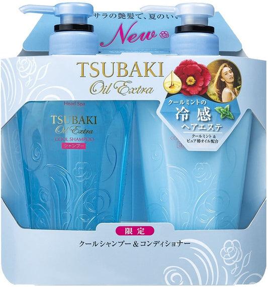 Japan Shiseido Tsubaki Shampoo + Conditioner Promo Pack  (资生堂 丝蓓绮 洗发露+护发素) 450mL+450mL