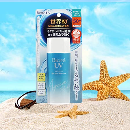 Biore Uv Aqua Rich Watery Gel (花王碧柔 - UV水感保湿防晒凝胶) SPF50 + PA ++++  (90mL)