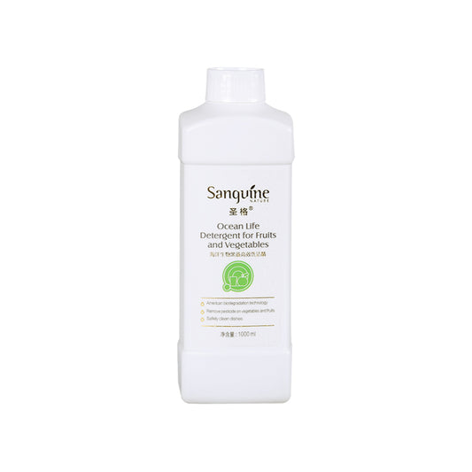 Sanguine Ocean Life Detergent for Fruits and Vegetables (圣格 海洋生物果蔬高效洗洁精) 1000mL