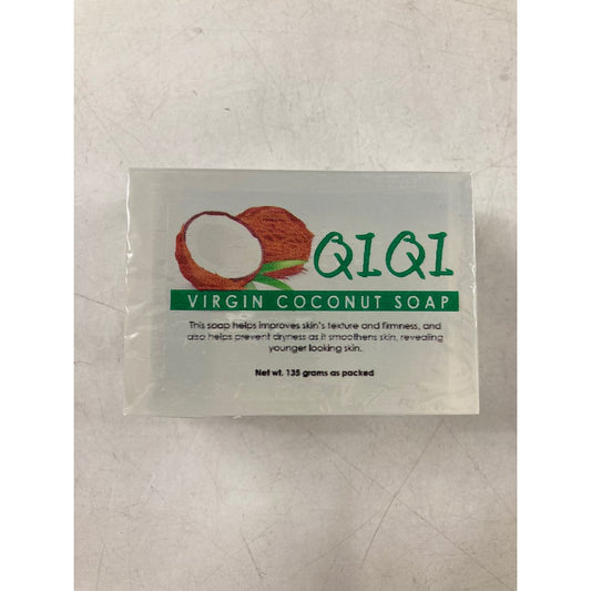 Qiqi Virgin Coconut Soap (Qiqi 天然椰子皂) 135g